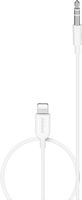 Insignia™ - 3' Lightning to 3.5 mm Audio Cable - White - Alternate Views