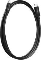 Insignia™ - 3.3’ USB-C to USB-C 3.2 Gen 2 Superspeed+ 10Gbps Cable - Black - Alternate Views