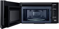 Samsung - 1.7 cu. ft. Over-the-Range Convection Microwave with WiFi - Black Stainless Steel - Alternate Views