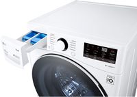 LG - 4.5 Cu. Ft. High-Efficiency Stackable Smart Front Load Washer with Steam and 6Motion Technol... - Alternate Views