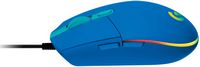 Logitech - G203 LIGHTSYNC Wired Optical Gaming Mouse with 8,000 DPI sensor - Wired - Blue - Alternate Views