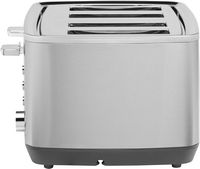 GE - 4-Slice Toaster - Stainless Steel - Alternate Views