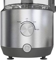 GE - 12-Cup Food Processor with Accessories - Stainless Steel - Alternate Views