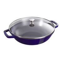 Staub - Cast Iron 4.5-qt Perfect Pan - Dark Blue - Alternate Views