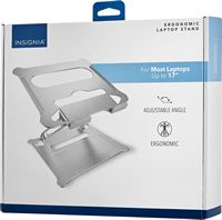 Insignia™ - Ergonomic Laptop Stand with Adjustable Height and Angle for Laptops up to 17