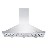 ZLINE - 36 inches - Wall Range Hood - Silver - Alternate Views