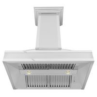 ZLINE - 30 inches - Wall Range Hood - Silver - Alternate Views