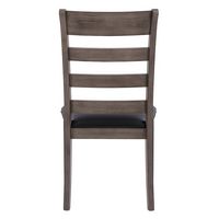 CorLiving - New York Classic Dining Chair, Set of 2 - Washed Grey - Alternate Views