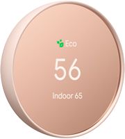 Google - Nest Smart Programmable Wifi Thermostat - Sand - Alternate Views