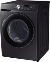 Samsung - 7.5 Cu. Ft. Stackable Gas Dryer with Sensor Dry - Black Stainless Steel - Alternate Views