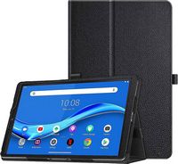 SaharaCase - Folio Case for Lenovo Smart Tab M10 FHD Plus (2nd Gen) - Black - Alternate Views