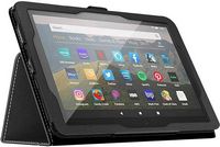 SaharaCase - Folio Case for Amazon Kindle Fire HD 8 and Fire HD 8 Plus (2020-2024) - Black - Alternate Views