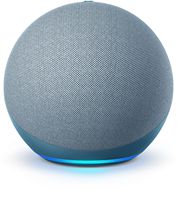 Amazon - Echo (4th Gen) With premium sound, smart home hub, and Alexa - Twilight Blue - Alternate Views