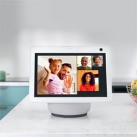 Amazon - Echo Show 10 (3rd Generation) 10-inch Smart Display with Alexa - Glacier White - Alternate Views