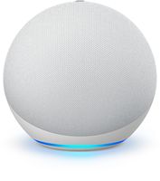 Amazon - Echo (4th Gen) With premium sound, smart home hub, and Alexa - Glacier White - Alternate Views