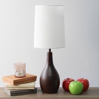 Simple Designs - 1 Light Tear Drop Table Lamp - Restoration Bronze - Alternate Views