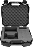 CASEMATIX - Hard Shell Custom Travel Case for Meta Quest 3S, 3 and 2 VR Headsets - Black - Alternate Views