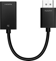 Best Buy essentials™ - DisplayPort to HDMI Adapter - Black - Alternate Views