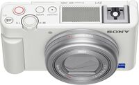 Sony - ZV-1 20.1-Megapixel Digital Camera for Content Creators and Vloggers - White - Alternate Views