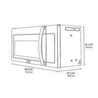ZLINE - Over the Range Convection Microwave Oven with Modern Handle and Sensor Cooking - Black St... - Alternate Views