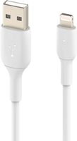 Belkin - BoostCharge Lightning to USB-A Cable 9.8ft - White - Alternate Views