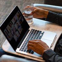LapGear - Cup Holder Lap Desk for 14