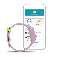 Garmin - vivofit jr. 3 Kids Fitness Activity Tracker - Lilac Floral - (2020) - Alternate Views