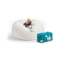 Lovesac - SuperSac in Alpine Swirl Phur - Cream - Alternate Views