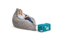 Lovesac - PillowSac in Owl Phur - Snow - Alternate Views