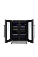 Thor Kitchen - 42 Bottle Dual Zone Built-in Wine Cooler - Stainless Steel - Alternate Views