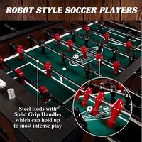 Barrington - 58” Richmond Foosball Table Competition Size, Durable and Stylish with Tabletop Spor... - Alternate Views