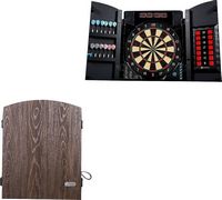 MD Sports - Bristlesmart Smart Dartboard Cabinet With Digital X/O Cricket Scorekeeping and  Steel... - Alternate Views