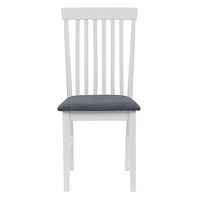 CorLiving - Michigan Two Toned White and Gray Dining Chair, Set of 2 - White/Gray - Alternate Views