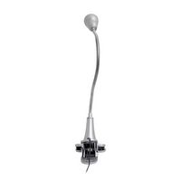 Simple Designs - 1W LED Gooseneck Clip Light Desk Lamp - Silver - Alternate Views