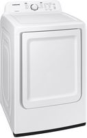 Samsung - 7.2 Cu. Ft. Electric Dryer with Sensor Dry - White - Alternate Views