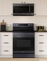 Samsung - 6.3 cu. ft. Freestanding Electric Range with WiFi, No-Preheat Air Fry & Convection - Bl... - Alternate Views