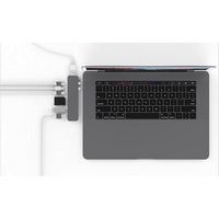 Hyper - PRO 8-in-2 USB-C Hub for MacBook Pro - Silver - Alternate Views