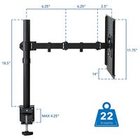 Mount-It! - Height-Adjustable Laptop Notebook Desk Stand up to 17