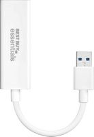 Best Buy essentials™ - USB to Ethernet Adapter - White - Alternate Views