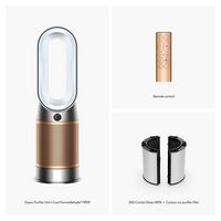 Dyson - Purifier Hot + Cool Formaldehyde - HP09 - Smart Tower Air Purifier, Heater and Fan - Whit... - Alternate Views