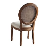 OSP Home Furnishings - Stella Oval Back Chair - Linen - Alternate Views