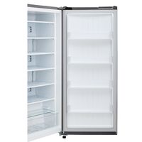 LG - 5.8 Cu. Ft. Upright Freezer with Direct Cooling System - Platinum Silver - Alternate Views