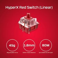 HyperX - Alloy Origins 60% Wired Mechanical Linear Red Switch Gaming Keyboard and RGB Back Lighti... - Alternate Views