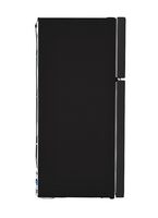 LG - 20.2 Cu. Ft. Top-Freezer Refrigerator - Black - Alternate Views