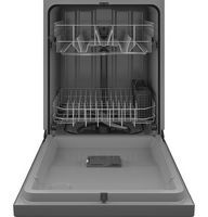 GE - Front Control Dishwasher with 60dBA - Stainless Steel - Alternate Views