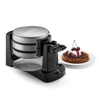 Cuisinart - Double Flip Belgian Waffle Maker - Stainless Steel & Black - Alternate Views