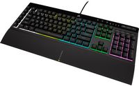CORSAIR - K55 RGB Pro Full-size Wired Dome Membrane Gaming Keyboard with Elgato Stream Deck Softw... - Alternate Views