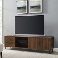 Walker Edison - Modern Low Profile TV Console for TV's up to 80