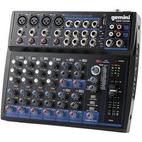 Gemini - GEM-12USB: Compact 12 Channel Bluetooth Mixer - Black - Alternate Views