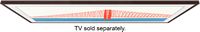 Samsung - 50” The Frame Customizable Bezel - Modern Brown - Alternate Views